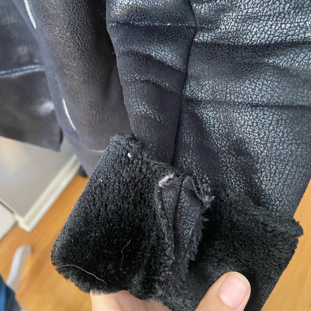 C&C California Black Faux Shearling Teddy Jacket - Picture 7 of 9